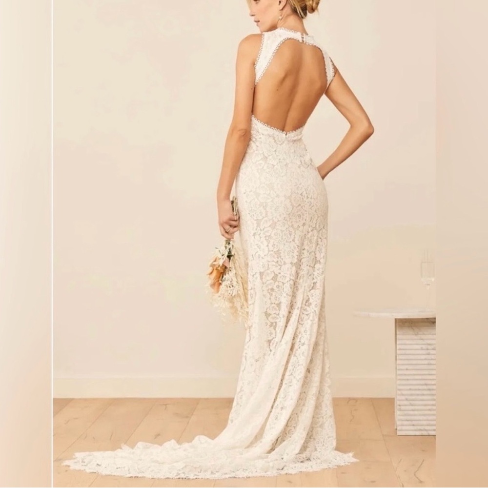 Lulus Elegant Lace Backless Dress - Picture 3 of 7